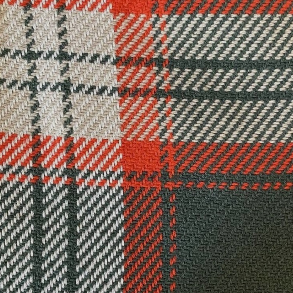 Hearth & Hand Festive Plaid Table Runner - Green, Red, and White